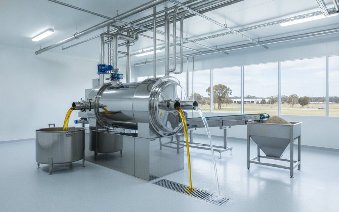 Three-Phase Centrifuge Technology in Australian Food Processing: The 2026 Guide